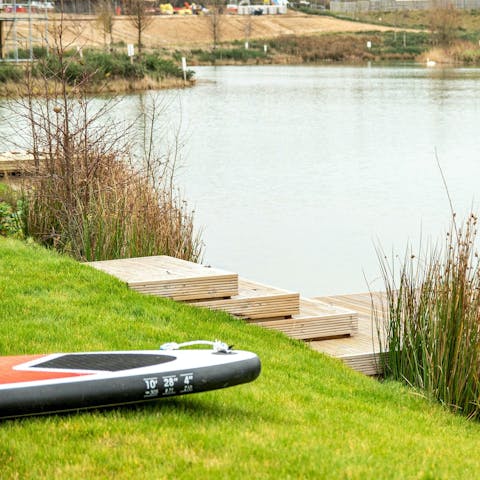Pick up a paddleboard and head out on the water