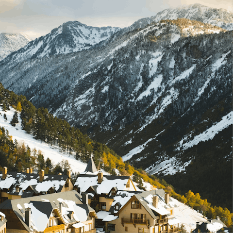 Hit the slopes of Bequeira-Beret in the heart of the Pyrenees