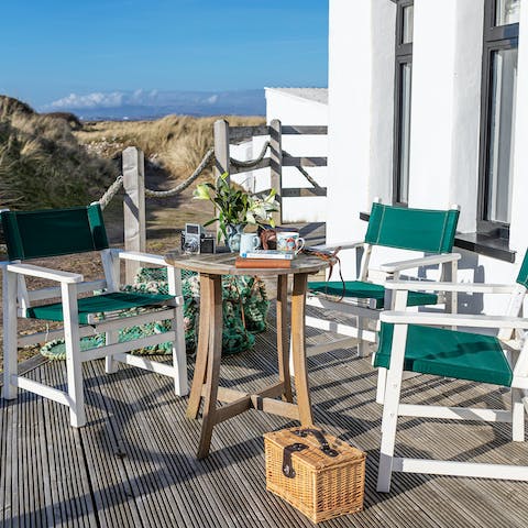 Embrace the rejuvenating spirit of the sea from the terrace