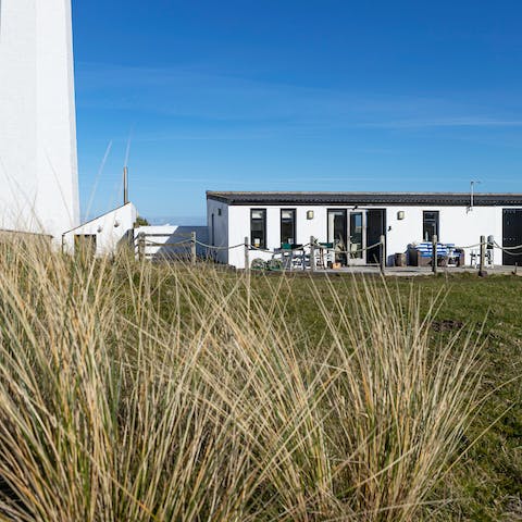 Put on your hiking boots and take long walks across the dunes