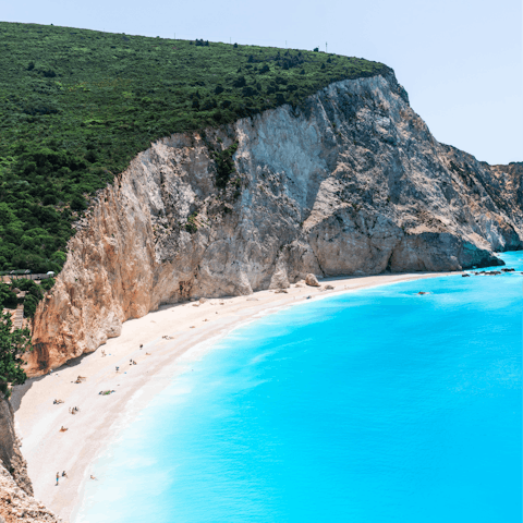 Explore the Greek island of Lefkada, home to beautiful beaches and villages