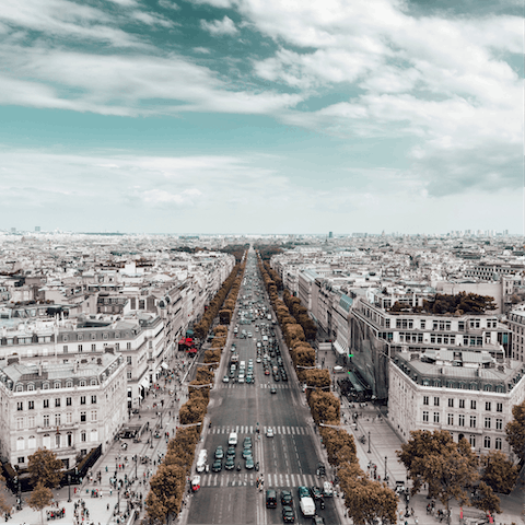 Make the Champs Elysées your first port of call, it's just around the corner