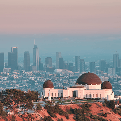 Admire LA's skyline from the Griffith Observatory
