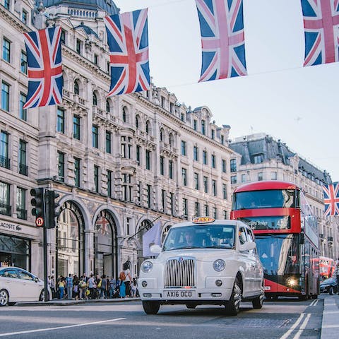 Hop on the Tube and do some shopping on Oxford Street