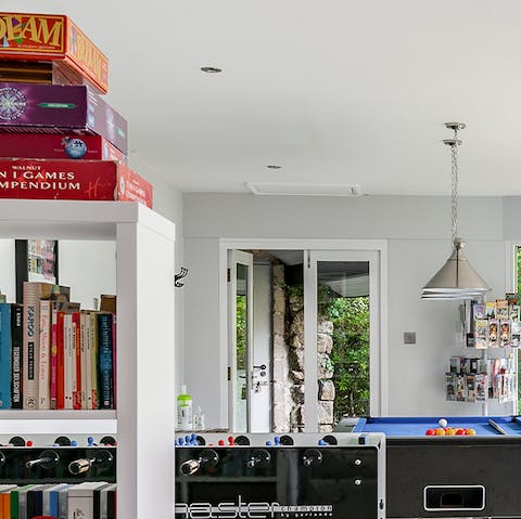 Get your game on in the shared games room