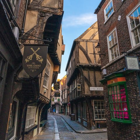 Stroll along the medieval streets, a short walk away