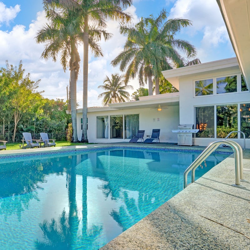 Cool off from the Florida sun at the private pool