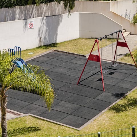 Keep the kids entertained in the shared children's play area
