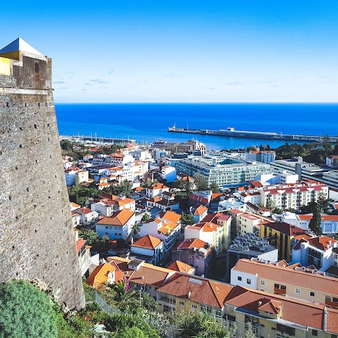 Explore Funchal, a ten-minute drive from this home