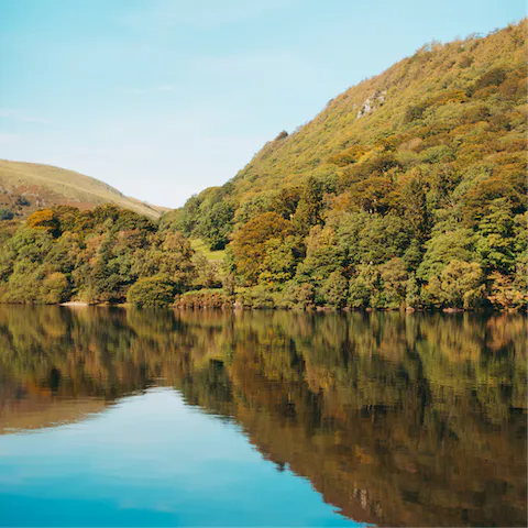 Head to Elan Valley to hike or cycle the country trails – it's ten miles away