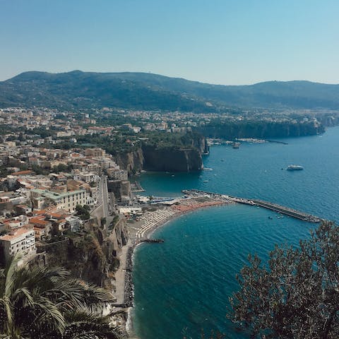 Head out and explore the Port of Sorrento nearby