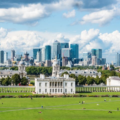 Head over to Greenwich Park in just over thirty-five minutes on public transport