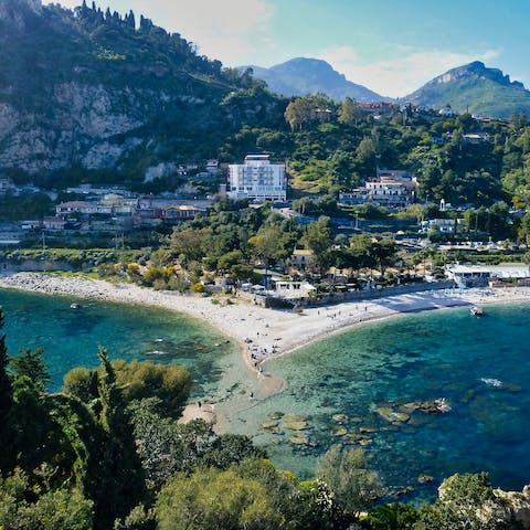 Take a day-trip to Taormina –it's 30km away