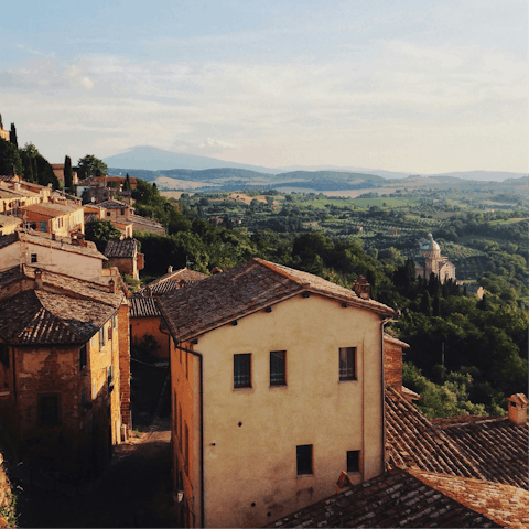 Take a day trip to Montepulciano, 32km away