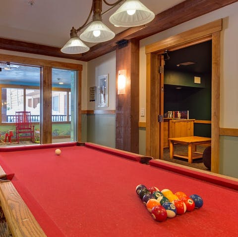 Get competitive in the games room