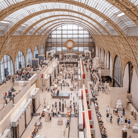 Admire the art in Musée d'Orsay – it's a short walk away