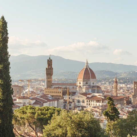 Take the forty-minute drive to Florence and visit the Uffizi Gallery