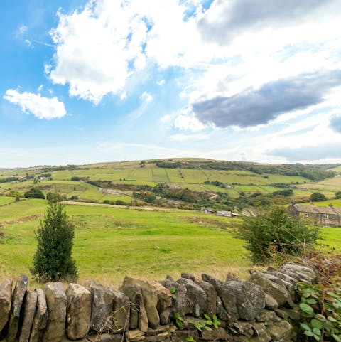 Lace up your hiking boots and explore the surrounding hillsides of the Calder Valley