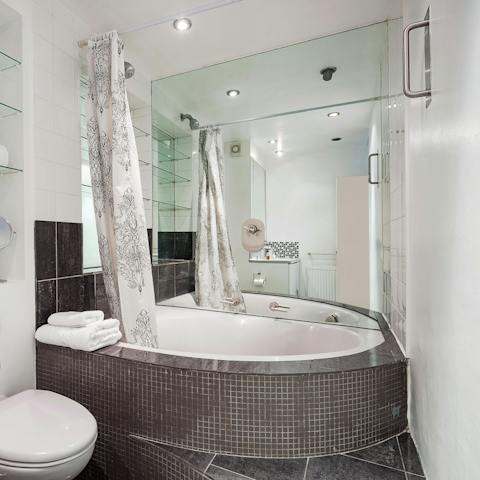 Treat yourself to a long soak in the bath after a busy day of work or play