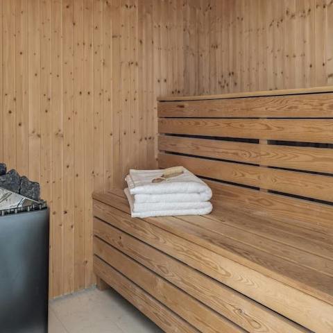 Sweat out your stresses with a session in the sauna