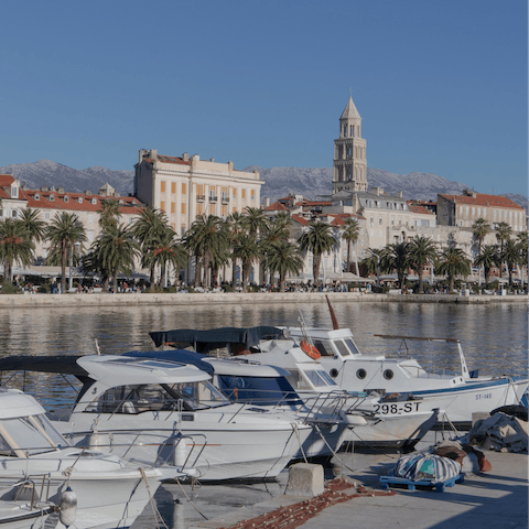Spend a morning exploring the charming city of Split