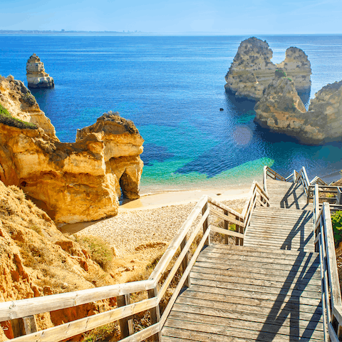 Be captivated by the Algarve's incredible beaches