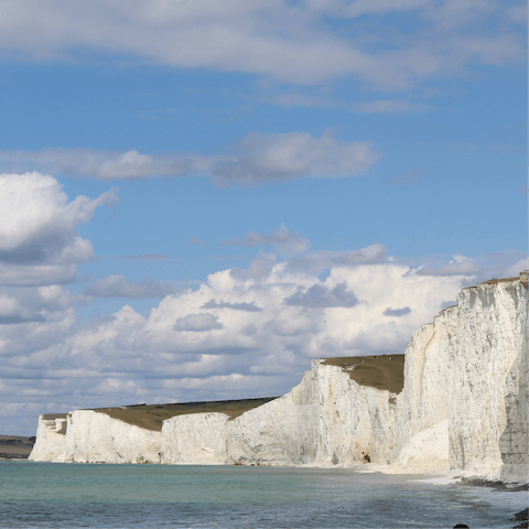 Admire the views from Birling Gap – it's eighteen minutes away by car
