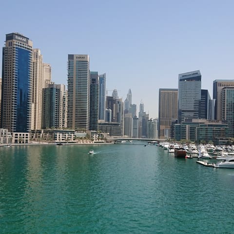 Explore Dubai Marina – within walking distance
