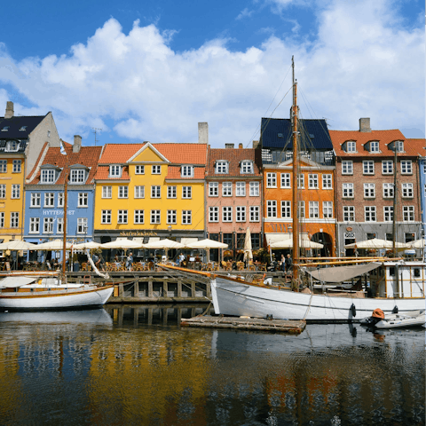 Hop on the Metro and reach Nyhavn in less than thirty minutes