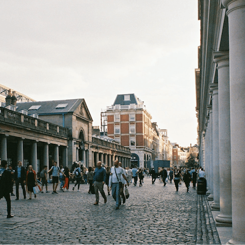 Stay in the heart of London, with the beautiful Covent Garden on your doorstep 