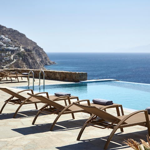 Make poolside lounging your only plan for the day