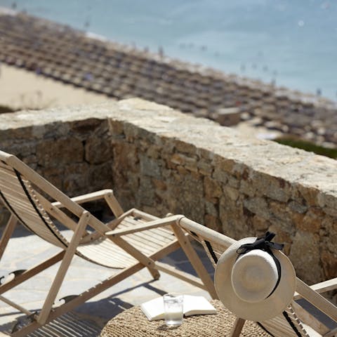 Sneak away with your morning coffee and book to one of the many terraces