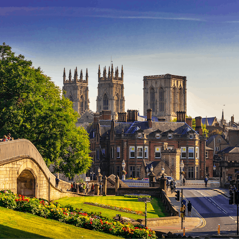 Visit York Minster, just a six-minute walk away