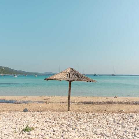 Stroll 200m to Peñoncillo beach to splash in the shallows