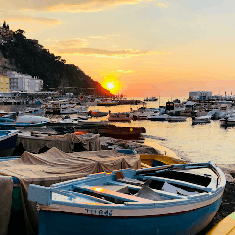 Experience the magic of Sorrento from Marina Grande