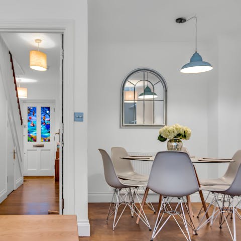 Pick up some fresh seafood and rustle up dinner to share around the table