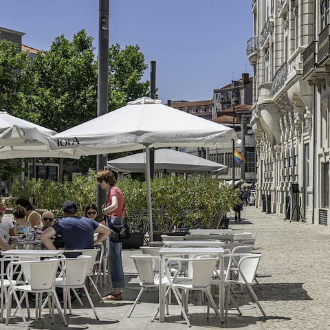 Stroll for just three minutes to reach Intendente Square for trendy cafes and laidback bars