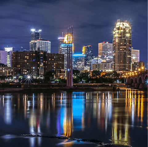 Explore Minneapolis from your location in the buzzing Downtown East neighborhood