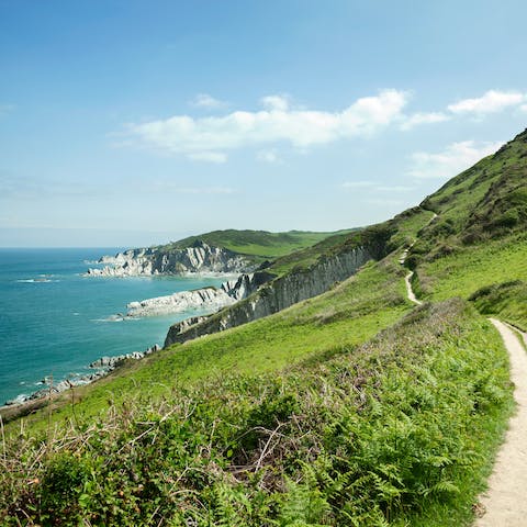 Go hiking along Cornwall’s spectacularly rugged coastlines