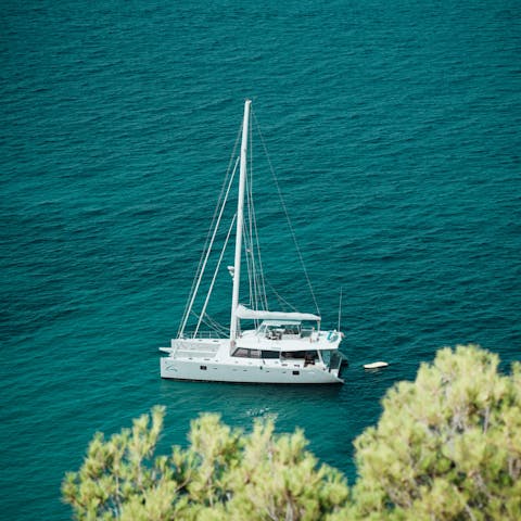 Pack a beach bag and explore the beautiful coast of Ibiza