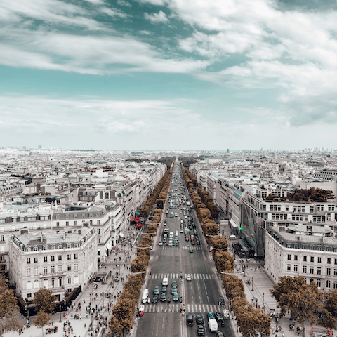 Stroll the Champs-Élysées for a true taste of France