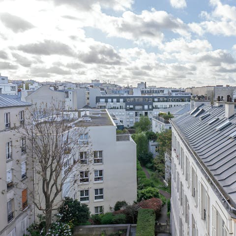 Take in the views over the rooftops of Paris 