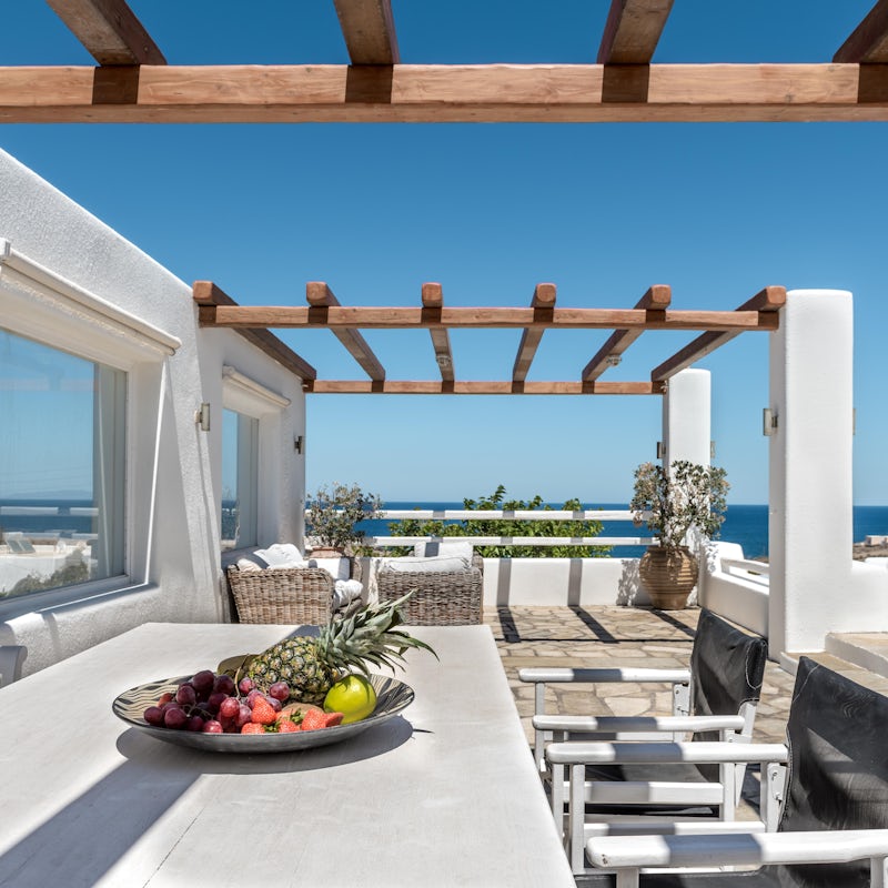 Look forward to dining alfresco under the pergola