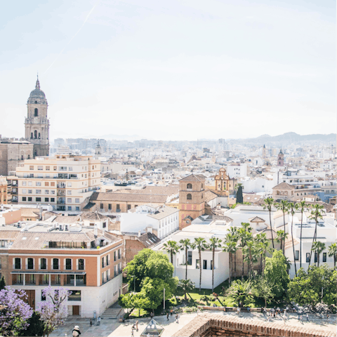 Spend a day exploring Malaga – it's only twenty-five minutes away by car