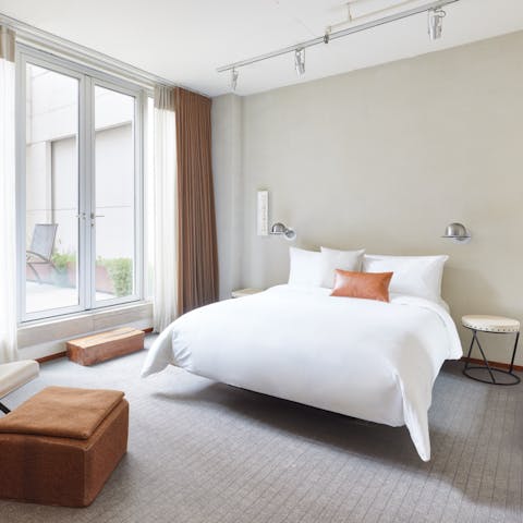 Enjoy a wonderful sense of comfort after a day of exploring