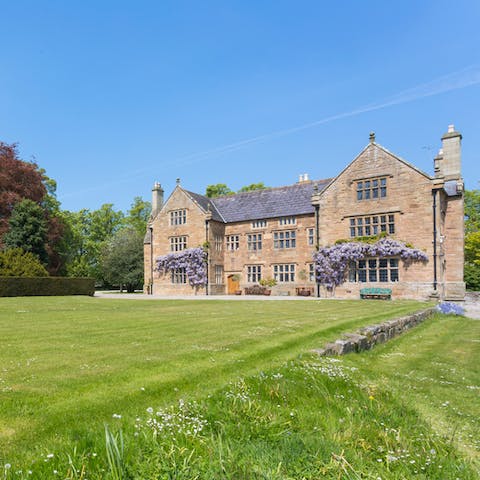 Stay in a Grade I listed Jacobean manor house