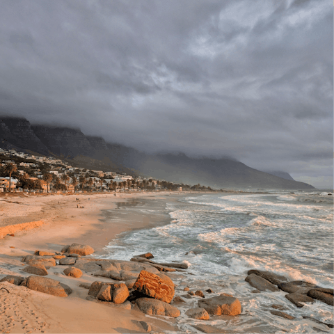 Take the short drive to the world famous Clifton and Camps Bay beaches and stroll along the coast