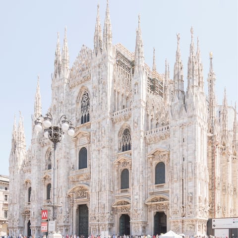 Make your way to the Duomo in less than fifteen minutes via the metro