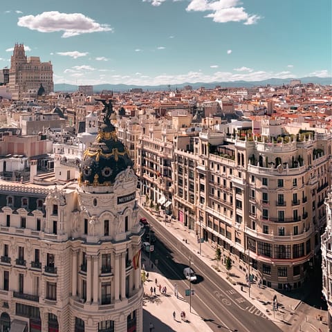 Explore Madrid's cultural attractions, such as La Casa Encendida