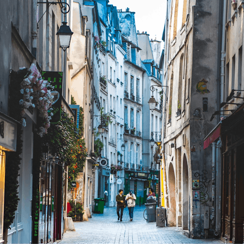 Start your day with a freshly baked croissant from a local boulangerie